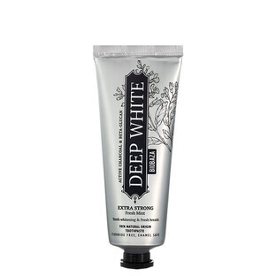 Remineralizing toothpaste for whitening, with carbon powder and calcium mineral, Biobaza, 75 ml