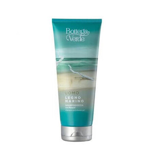 Bottega Verde 2 in 1 Moisturizing Shampoo and Shower Gel with Woody Scent, 200 ml