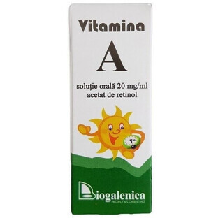 Vitamin A Oily Solution - 10ml, Biogalenic