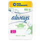 Always Naturals Duo absorbent pad, size 2, 18 pieces, P&G
