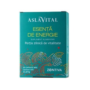Essence of Energy, Aslavital Daily Vitality Portion, 30 softgels, Zentiva