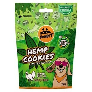 Turkey treats for dogs Hemp Cookies, 75 g, Mr. Bandit