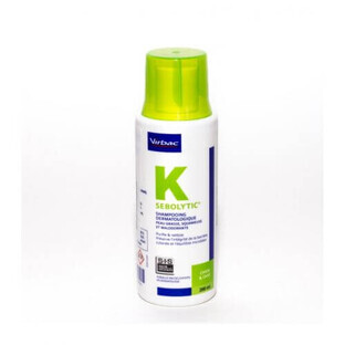 Shampoo that helps reduce excessive sebum production in dogs and cats Sebolytic Glyco, 200 ml, Virbac Shampoo that helps reduce excessive sebum production in dogs and cats Sebolytic Glyco, 200 ml, Virbac