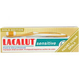 Lacalut Sensitive Toothpaste, 75 ml + Toothbrush Gold Edition, Theiss Naturwaren
