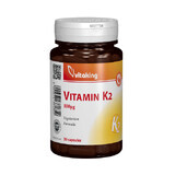 Natural Vitamin K2, 100μg, 30 vegetarian capsules, VitaKing