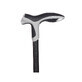 White ergonomic cane SS/05/02 Step Soft, 1 piece, Biogenetix