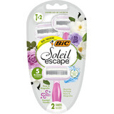 BIC Rose magnolia shaver, 2 pcs