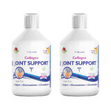 Joint Support Hydrolyzed Liquid Collagen Type 2, 5000 mg, 2 x 500 ml, Swedish Nutra