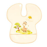 Waterproof bib, Happy Giraffe, Sevibebe