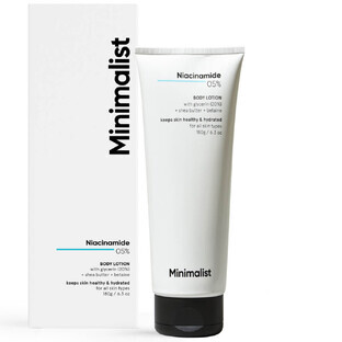 Body Lotion with 5% Niacinamide, 180 g, Minimalist