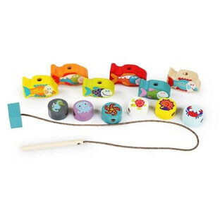 Wooden skill game Fishes, Cubika