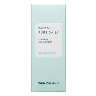 Foaming gel for sensitive skin Back ton Pure Daily, 200 ml, Thank You Farmer