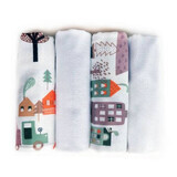 Set of 4 nappies, 75x75 cm, Unisex, Tuxi Brands