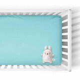 Knitted elastic sheet, 120x60 cm, Cyan, Tuxi Brands