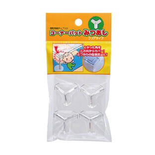 3-sided corner protector set, 4 pieces, Transparent, Car Boy
