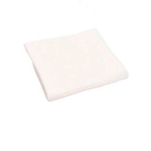 Organic cotton muslin, 75x75 cm, White, Fic Baby