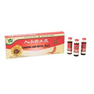Ginseng and Royal Jelly, 10 phials, Yongkang International China