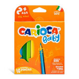 Set of 10 coloured pencils Baby, +2 years, Carioca