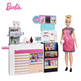 Café set with 20 accessories, Barbie