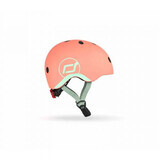 Protective helmet for children, Led Peach, Scoot & Ride