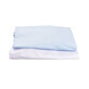 Set of 2 crib sheets, 120x60 cm, White/Blue, Fic Baby
