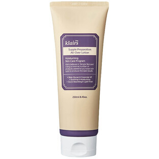 Moisturizing face and body lotion with ceramides and hyaluronic acid Supple Preparation, 250 ml, Klairs