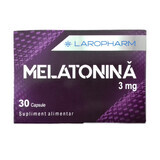 Melatonin 3 mg, 30 capsules, Laropharm