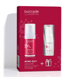 Package Acne Out Active cream for acne skin, 30 ml + Cleansing foam for acne skin, 20 ml, Biotrade