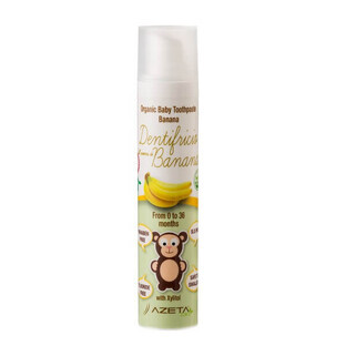 Organic Toothpaste with Banana Flavour for Children 3-7 years, 50 ml, Azeta Bio