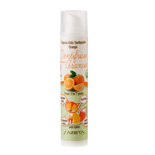 Organic Toothpaste with orange flavour for children 3-7 years, 50 ml, Azeta Bio