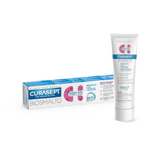 Fluoride-free toothpaste 6 months - 6 years strawberry flavour Biosmalto Baby-Kid, 50 ml, Curasept