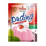 Strawberry pudding powder, 40g, Haas Natural