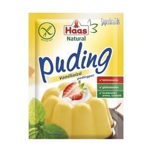 Gluten-free vanilla pudding powder, 40 g, Haas Natural
