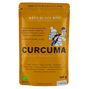 Organic Turmeric powder, 100 g, Republica Bio
