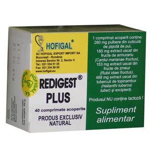 Redigest Plus, 40 tablets, Hofigal