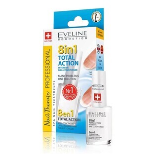 Total Action Nail Therapy Regenerating Treatment 8IN1, 12 ml, Eveline Cosmetics