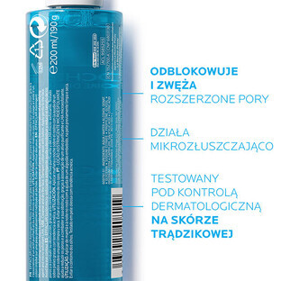 La Roche-Posay Effaclar Tonico Astringente Micro-Esfoliante, 200 ml, L'Oréal
