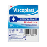 Viscoplast Waterproof, microperforated plasters, 72 mm x 25 mm, 100 pieces