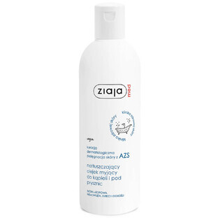 Ziaja Med, Cleansing oil for oily bath and shower, atopic skin, babies, children and adults, 270 ml