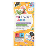 Cleanic Junior Bubble Gum Flavored Antibacterial Liquid Refreshing Wipes 15 Count