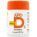 ApoD3 1000 IU, 60 capsules