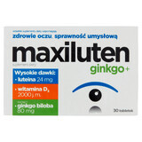 Maxiluten ginkgo+, 30 tablets