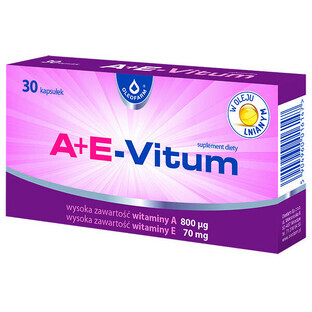 Oleofarm A+E-Vitum, vitamin A + E, 30 capsules