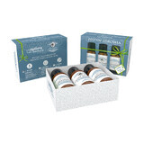 Optima Natura Health Kit, natural essential oils, eucalyptus, hoit, lavender, 3 x 10 ml + ultrasonic diffuser