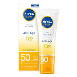 Nivea Sun UV Face Q10 Anti-Age, anti-aging crème met hoge bescherming, SPF 50, 50 ml