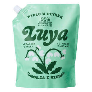 Luya, liquid soap, water lily of the valley and almonds, stock, 800 ml