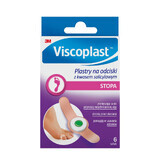 Viscoplast plasters for warts with salicylic acid, 6 pieces