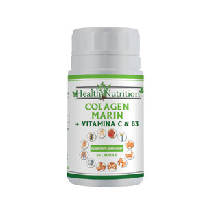 Marine Collagen Forte + Vitamin B3 + Vitamin C, 60 tablets, Health Nutrition
