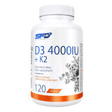 SFD D3 4000 IU + K2, vitamin D 4000 IU + vitamin K 100 µg, 120 tablets, SFD