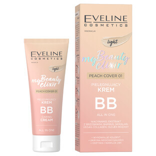 Eveline Cosmetics My Beauty Elixir, crème BB nourrissante, couverture pêche no 01 light, 30 ml Eveline Cosmetics My Beauty Elixir, crème BB nourrissante, couverture pêche no 01 light, 30 ml